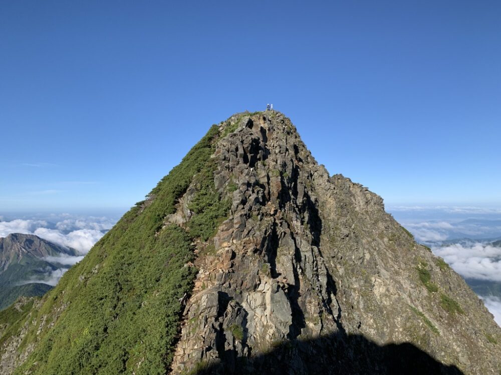 槍穂 完全縦走 西穂 槍ヶ岳 テント泊 2日目 西穂 ジャンダルム 奥穂 Futaritozan