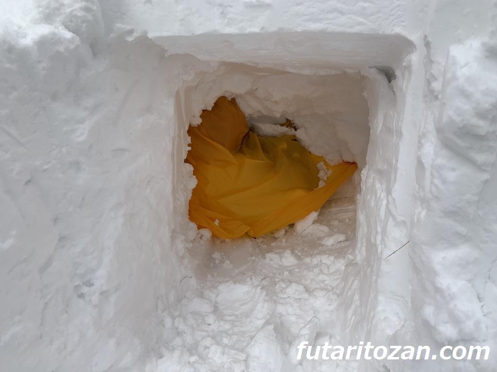 雪洞の代替「スノーマウント」の造り方21