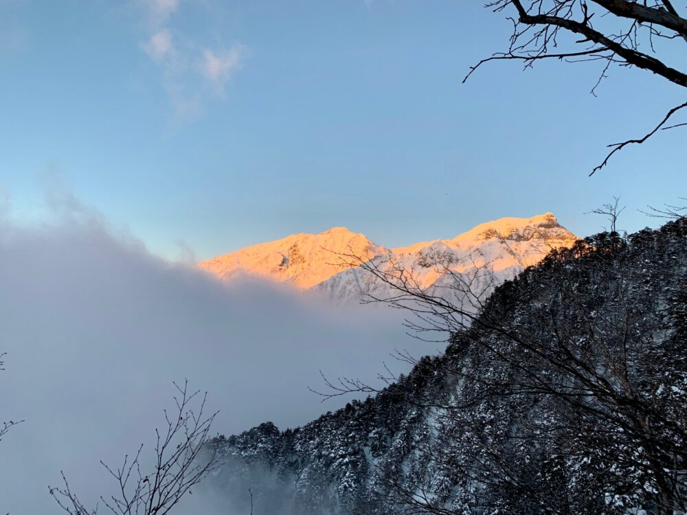 厳冬期 奥穂高岳（涸沢岳西尾根）2022年1月