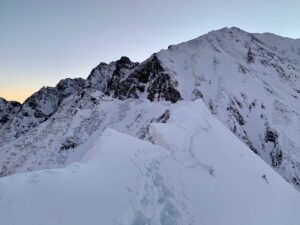 厳冬期 奥穂高岳（涸沢岳西尾根）2022年1月