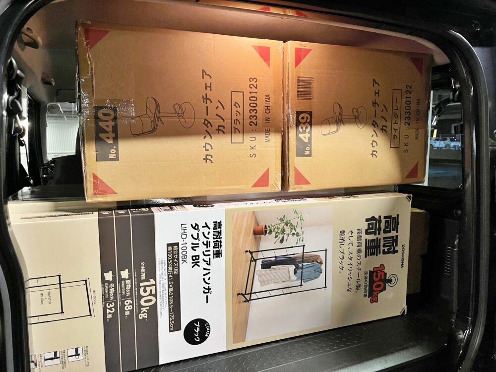 JB64の荷室 