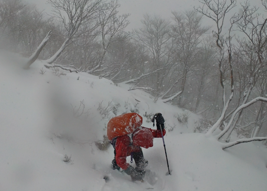 2022.12.24 寒波襲来の比良山系 武奈ヶ岳