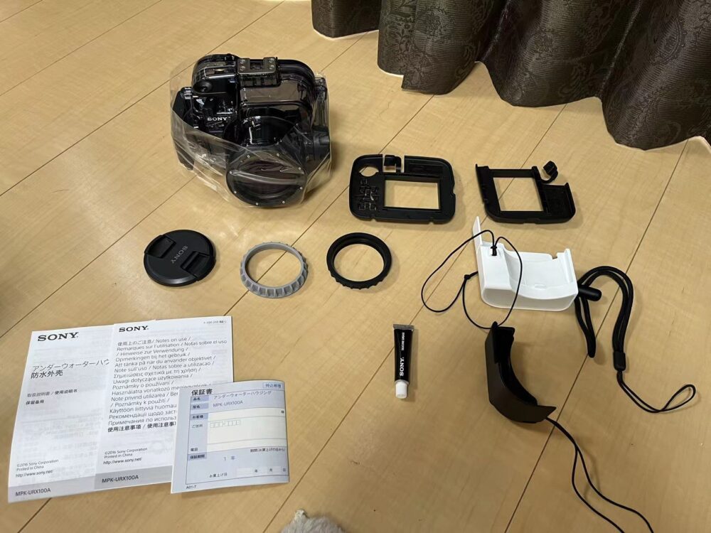 MPK-URX100A】RX100M5Aに防水ハウジングを付けて水中撮影