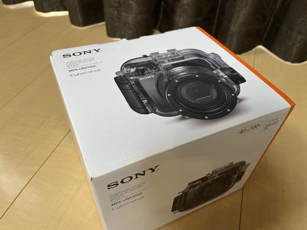 MPK-URX100A】RX100M5Aに防水ハウジングを付けて水中撮影
