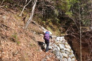 槍ヶ岳 中崎尾根 奥丸山 冬季 11月