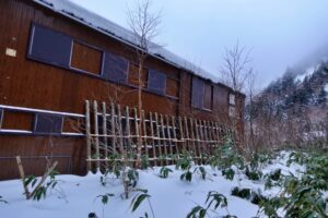 槍ヶ岳 中崎尾根 奥丸山 冬季 11月