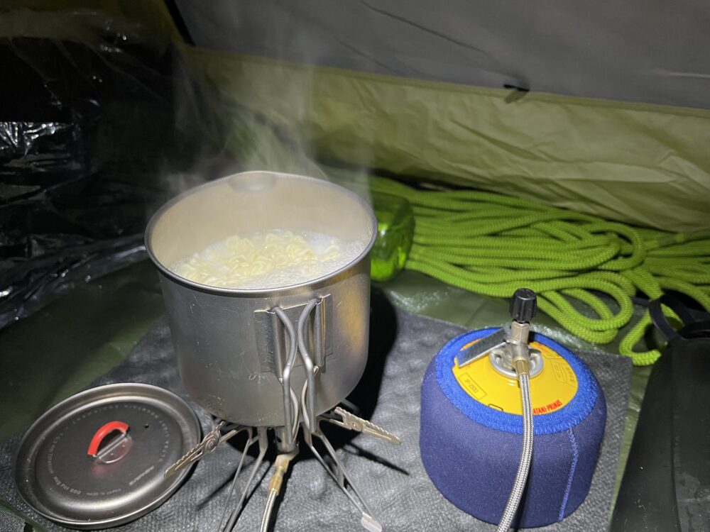 槍ヶ岳 中崎尾根 奥丸山 冬季 11月